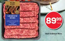 Pick n Pay Hypermarket Bulk Grabouw Wors offer