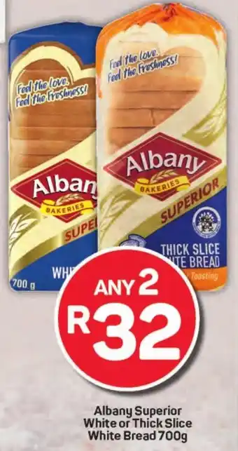 Pick n Pay Hypermarket Albany Superior White or Thick Slice White Bread offer