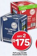 Pick n Pay Hypermarket PnP Long Life Milk Assorted offer