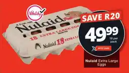 Checkers Nulaid Extra Large Eggs offer