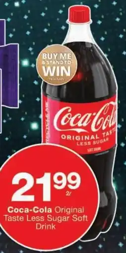 Checkers Coca-Cola Original Taste Less Sugar Soft Drink offer