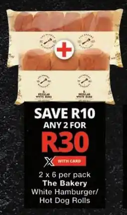 Checkers The Bakery White Hamburger/ Hot Dog Rolls offer