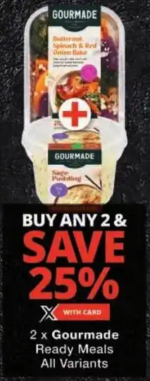 Checkers Gourmade Ready Meals All Variants offer