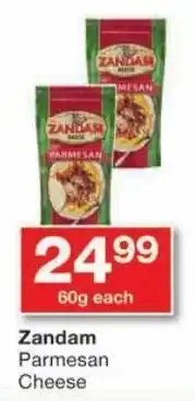 Checkers Zandam Parmesan Cheese offer