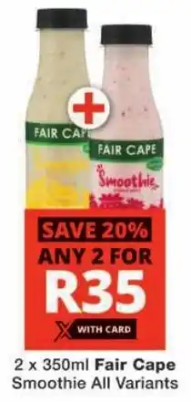 Checkers Fair Cape Smoothie All Variants offer