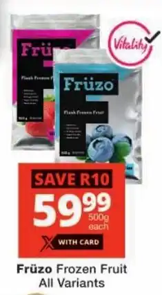 Checkers Früzo Frozen Fruit All Variants offer