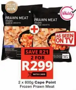 Checkers Cape Point Frozen Prawn Meat offer