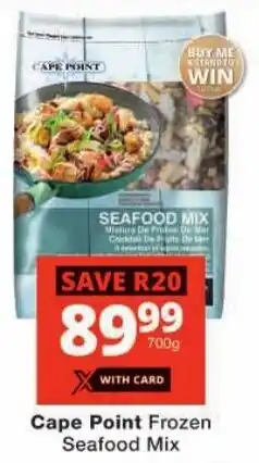 Checkers Cape Point Frozen Seafood Mix offer
