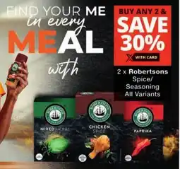 Checkers Robertsons Spice/ Seasoning All Variants offer