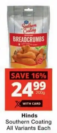 Checkers Hinds Southern Coating All Variants Each offer