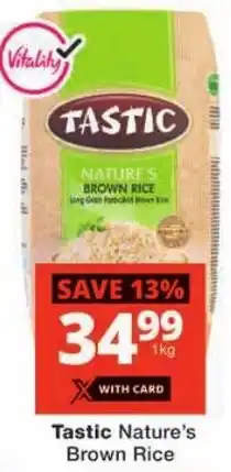 Checkers Tastic Nature's Brown Rice offer