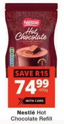 Checkers Nestlé Hot Chocolate Refill offer