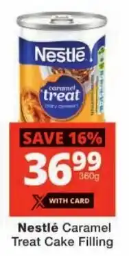 Checkers Nestlé Caramel Treat Cake Filling offer