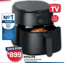 Pick n Pay Hypermarket Philips 6.2 Litre Manual Air Fryer offer