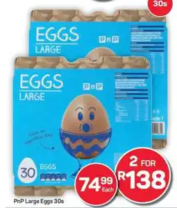 Pick n Pay Hypermarket PnP Large Eggs 30s offer