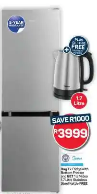 Pick n Pay Hypermarket Fridge with Bottom Freezer offer