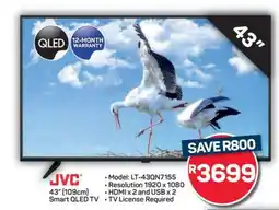 Pick n Pay Hypermarket JVC 43 Smart QLED TV offer