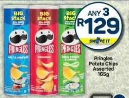 Pick n Pay Pringles Potato Chips Assorted 165g offer