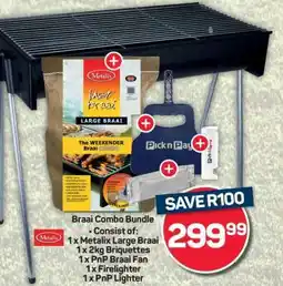 Pick n Pay Braai Combo Bundle offer