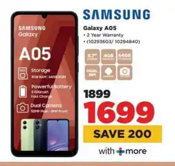 HiFi Corp Samsung Galaxy A05 offer
