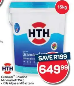 Pick n Pay Hypermarket HTH Granular+ Chlorine Mineralsoft 15kg offer