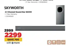 HiFi Corp SKYWORTH 2.1 Channel Sound Bar SS330 offer