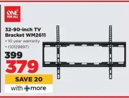 HiFi Corp ONE FOR ALL 32-90-inch TV Bracket WM2611 offer
