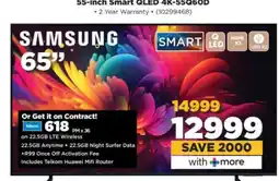 HiFi Corp Samsung 65 55-inch Smart QLED 4K-55Q60D offer