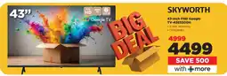 HiFi Corp Skyworth 43-Inch FHD Google TV offer
