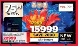 HiFi Corp 75'' QLED TV offer