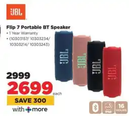 HiFi Corp JBL Flip 7 Portable BT Speaker offer