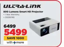 HiFi Corp Ultra-Link 800 Lumens Smart HD Projector offer