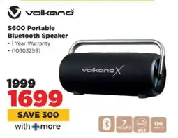 HiFi Corp Volkano S600 Portable Bluetooth Speaker offer