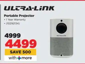 HiFi Corp Ultra-Link Portable Projector offer