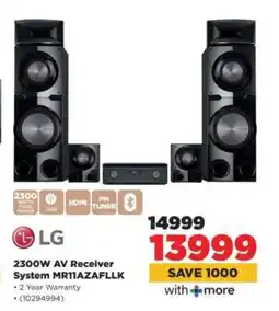 HiFi Corp LG 2300W AV Receiver System MR11AZAFLLK offer