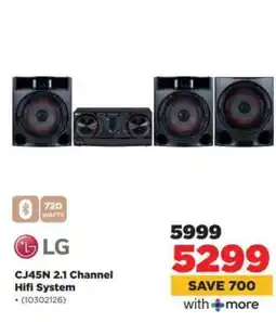 HiFi Corp LG CJ45N 2.1 Channel Hifi System offer