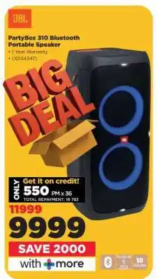 HiFi Corp JBL PartyBox 310 Bluetooth Portable Speaker offer