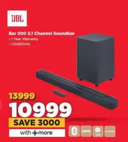 HiFi Corp JBL Bar 500 5.1 Channel Soundbar offer