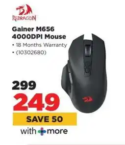 HiFi Corp Redragon Gainer M656 4000DPI Mouse offer
