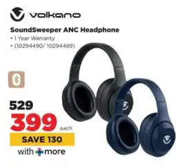 HiFi Corp Volkano SoundSweeper ANC Headphone offer