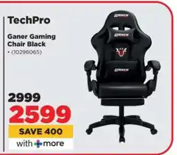 HiFi Corp TechPro Ganer Gaming Chair Black offer
