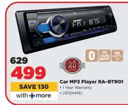HiFi Corp Car MP3 Player RA-BTR01 offer