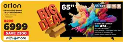 HiFi Corp Orion 65-inch UHD Smart TV offer