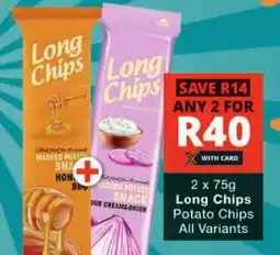 Checkers Long Chips Potato Chips All Variants offer