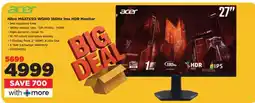 HiFi Corp Acer Nitro MG27X50 WQHD 180Hz 1ms HDR Monitor offer
