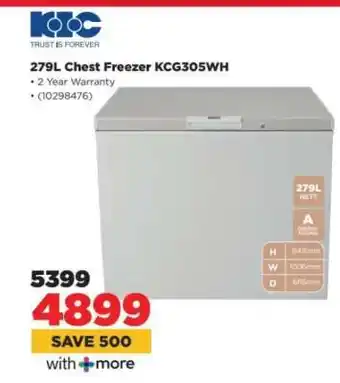 HiFi Corp 279L Chest Freezer KCG305WH offer