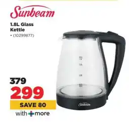 HiFi Corp Sunbeam 1.8L Glass Kettle offer