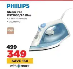 HiFi Corp PHILIPS Steam Iron DST1030/20 Blue offer