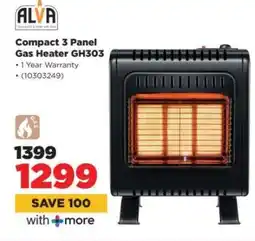 HiFi Corp Compact 3 Panel Gas Heater GH303 offer