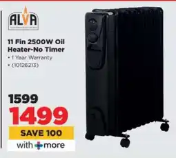 HiFi Corp 11 Fin 2500W Oil Heater-No Timer offer